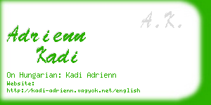 adrienn kadi business card